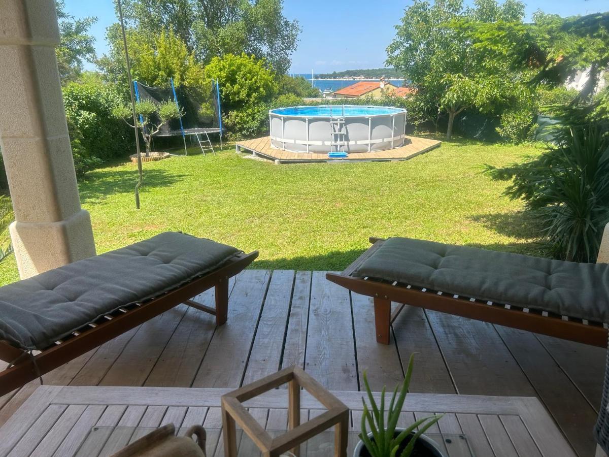Stone House Chiara Seaview Apartment Funtana Bagian luar foto
